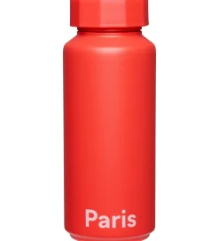 Design Letters Termoflasker|Spisetid|Termoflaske - 500 ml - Paris - Cherry Tomato