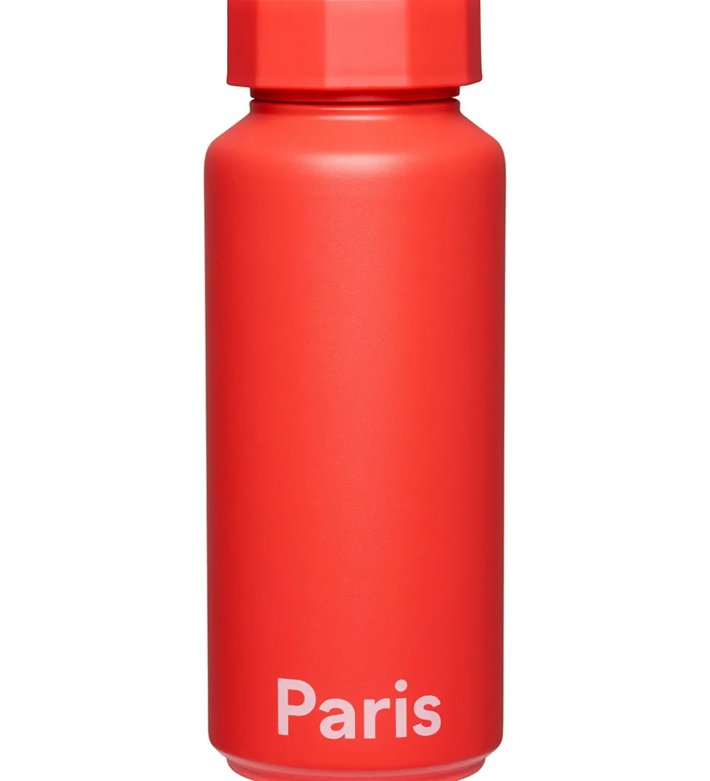 Design Letters Termoflasker|Spisetid|Termoflaske - 500 ml - Paris - Cherry Tomato