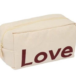 Design Letters Toilettasker|Pleje- Og Toiletartikler>Toilettaske - Love - Natur/Syrrah Burgundy