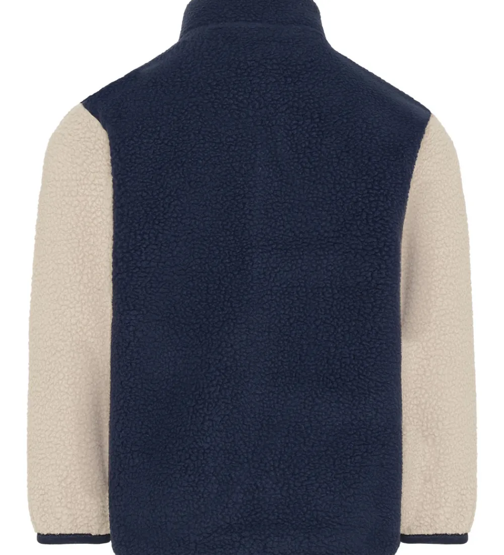 Børn Didriksons Fleece>Fleecejakke - Anten - Navy