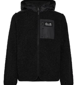 Børn Didriksons Fleece>Fleecejakke - Exa - Sort