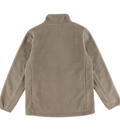 Børn Didriksons Fleece>Fleecejakke - Malakit - Ash Brown