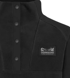 Børn Didriksons Fleece></noscript>Fleecetrøje - Yokto - Sort