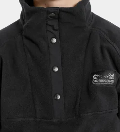 Børn Didriksons Fleece></noscript>Fleecetrøje - Yokto - Sort