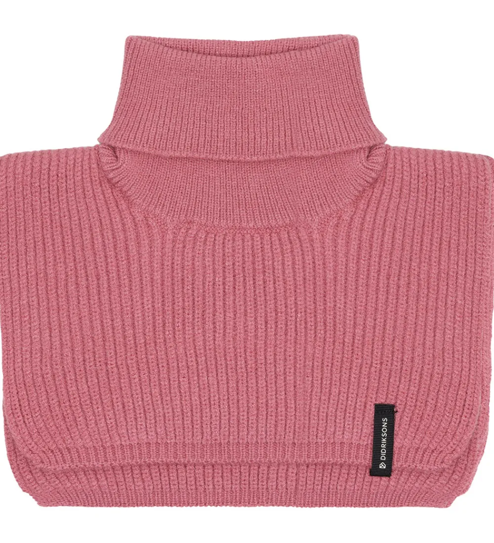 Børn Didriksons Tørklæder|Halsedisser|Halsedisse - Strik/Rib - Delfinen - Heather Pink