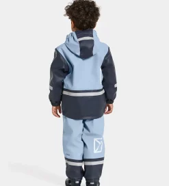 Børn Didriksons Regntøj|Regntøj m. Fleece - Boardman - PU - Cloud Blue