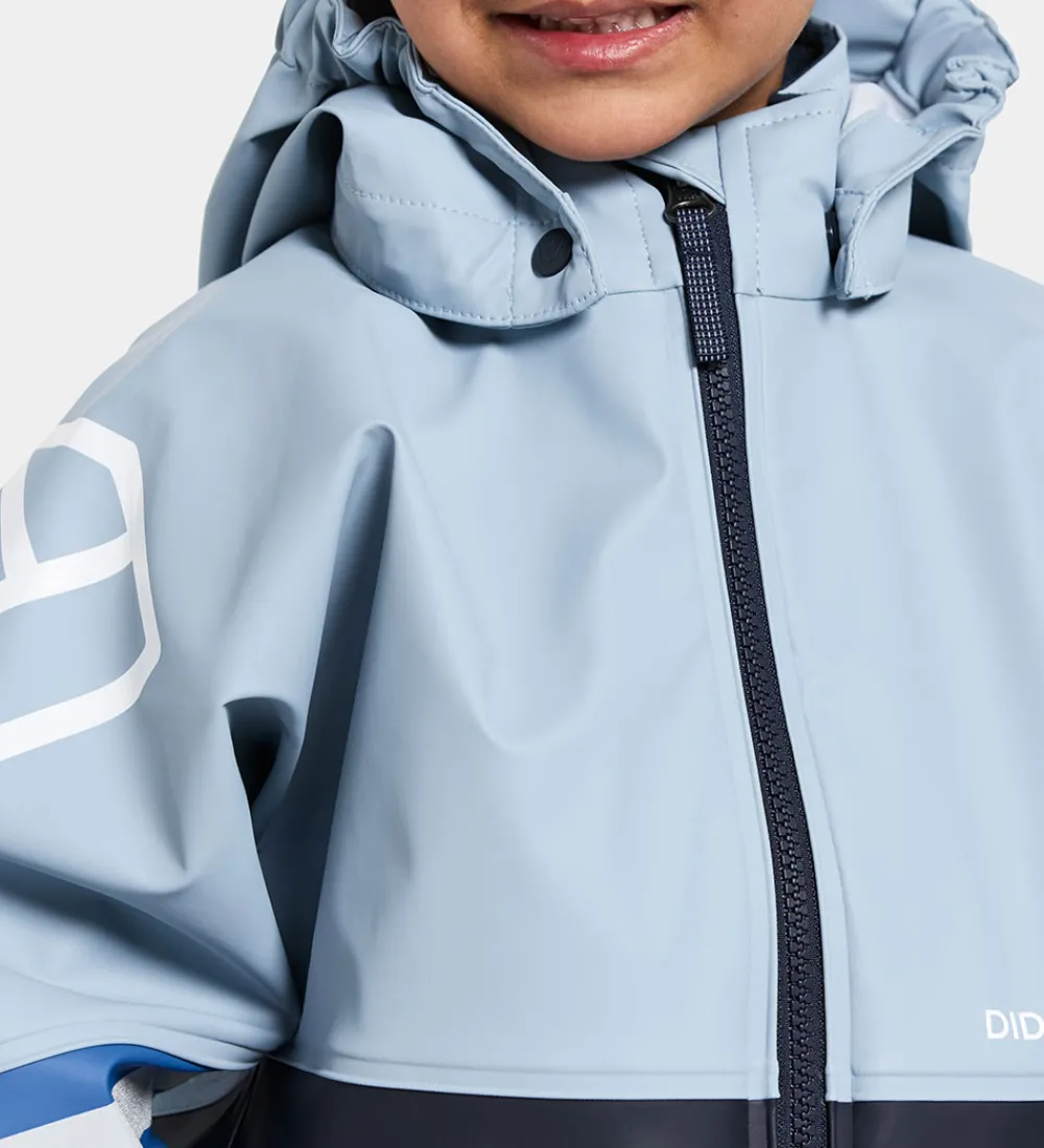 Børn Didriksons Regntøj>Regntøj m. Seler - Waterman - PU - Navy