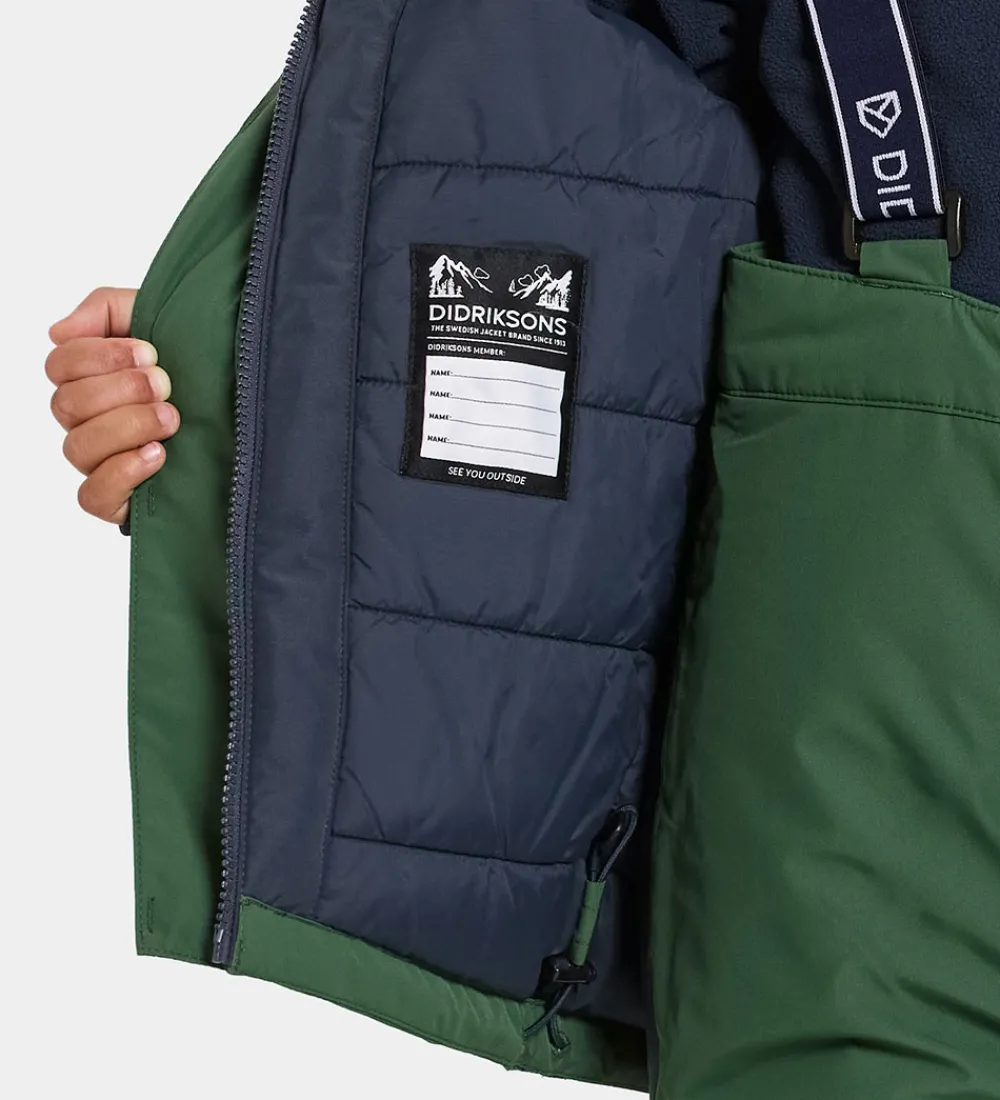 Børn Didriksons Skibukser|Skibukser|Skisæt - Skare - Pine Green