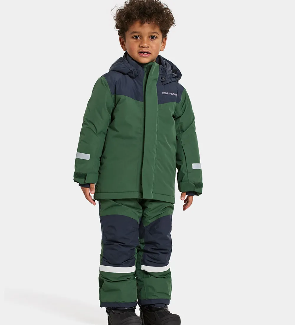 Børn Didriksons Skibukser|Skibukser|Skisæt - Skare - Pine Green
