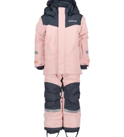Børn Didriksons Skibukser|Skibukser|Skisæt - Skare - Dusty Pink