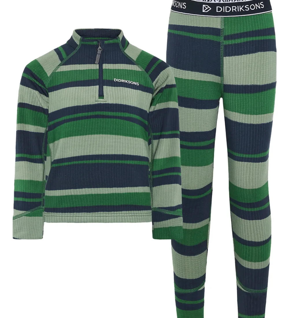 Børn Didriksons Skiundertøj|Skibukser|Skiundertøj - Jadis - Trails Green