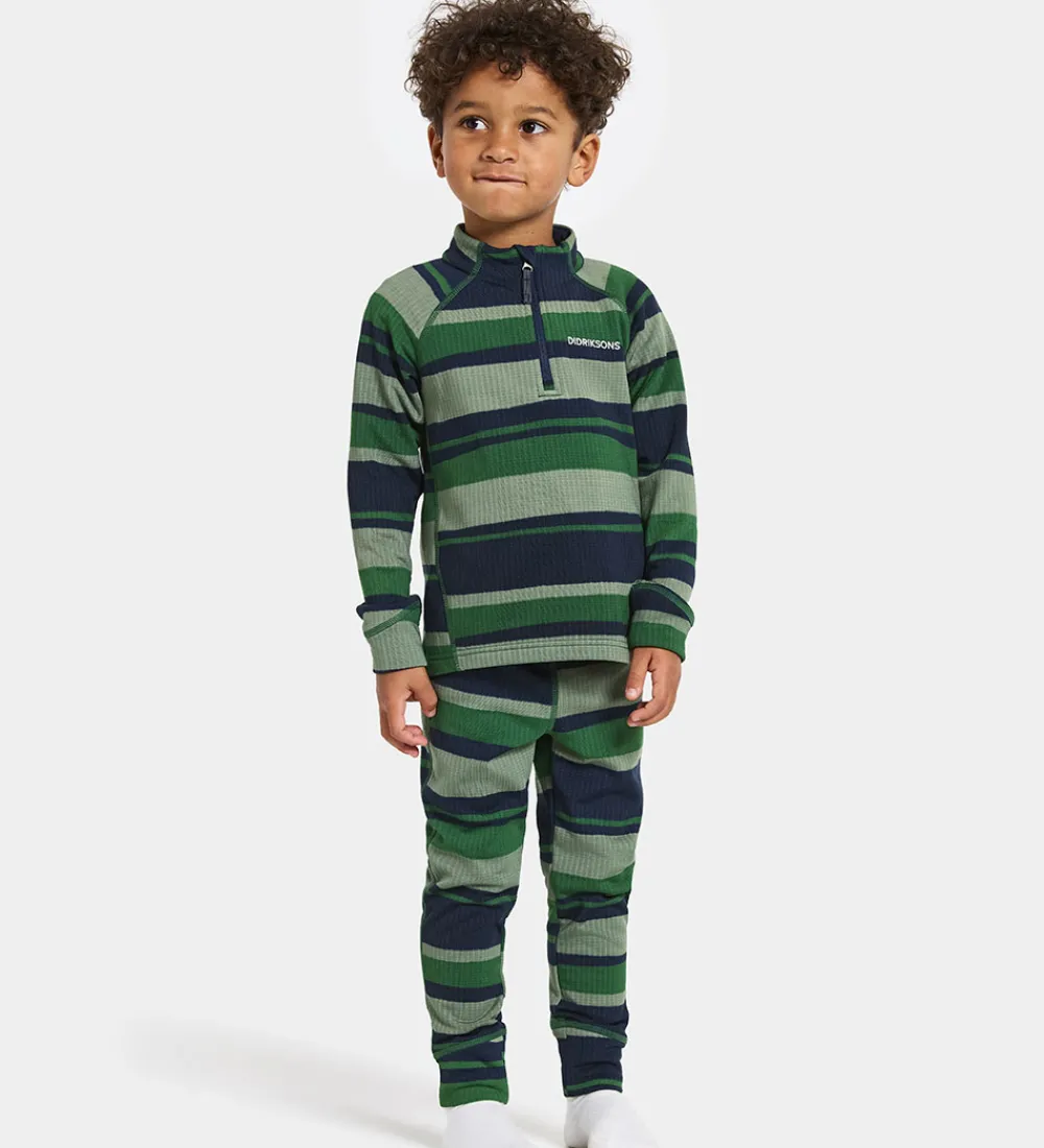 Børn Didriksons Skiundertøj|Skibukser|Skiundertøj - Jadis - Trails Green