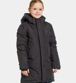 Børn Didriksons Vinterjakker|Vinterfrakke - Porfyr - Sort