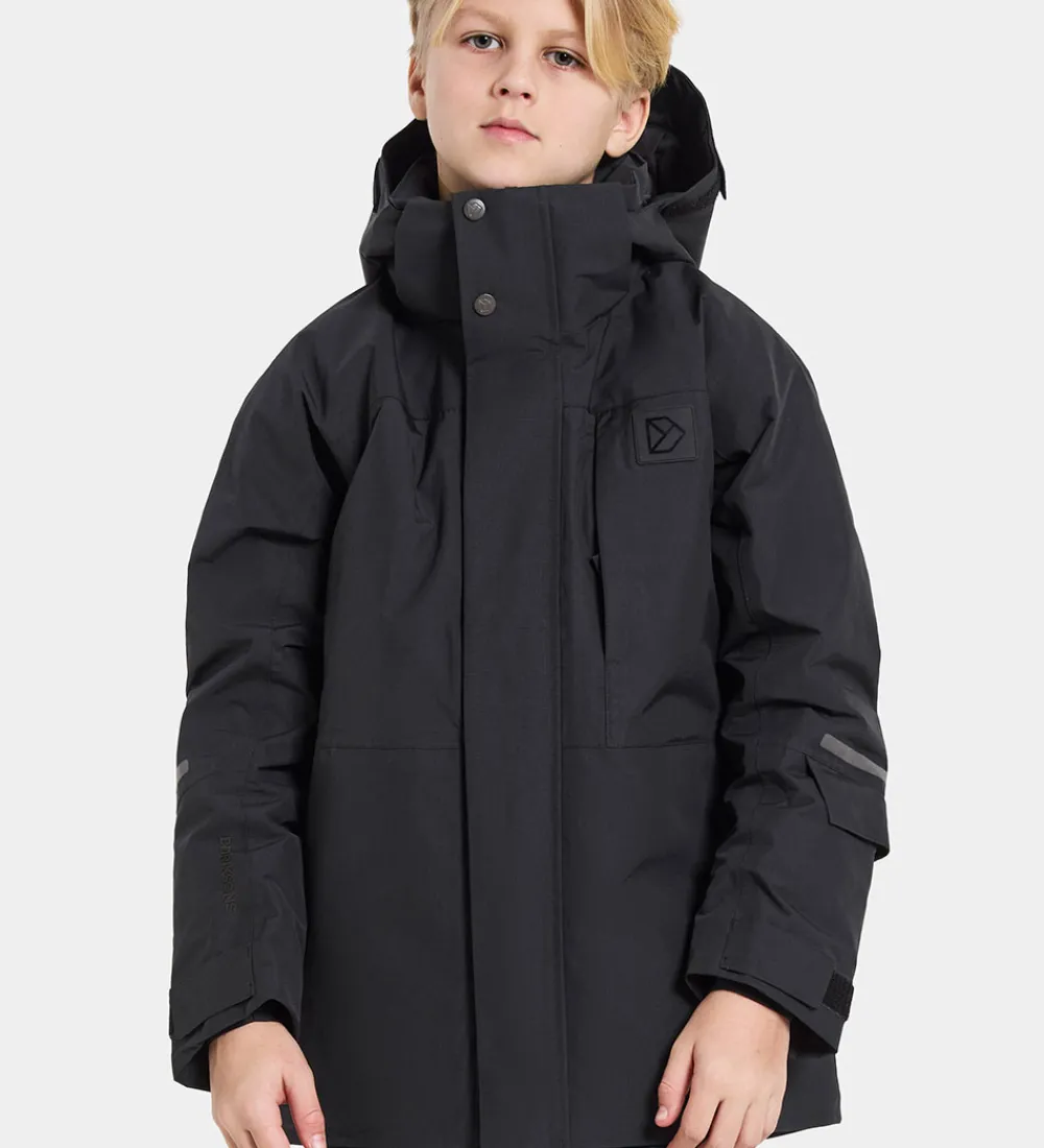 Børn Didriksons Vinterjakker|Vinterjakke - Gabbro - Sort