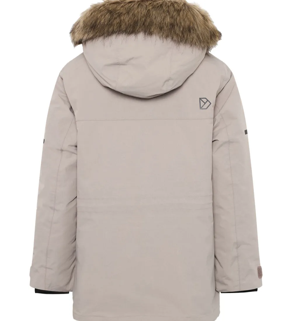 Børn Didriksons Vinterjakker>Vinterjakke - Sylvin K - Ash Brown
