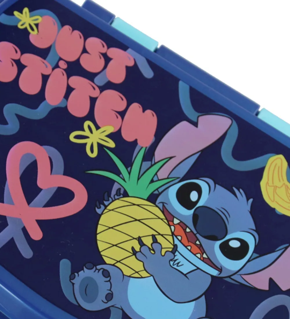 Stitch Madkasser|Disney Madkasse - 13x16 cm - Blå