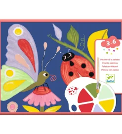 Djeco Skriveredskaber|Farvesæt - Palette Painting - Creepy Crawlies