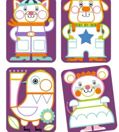 Djeco Skriveredskaber|Farvesæt - Palette Painting - Chubby Cheeks