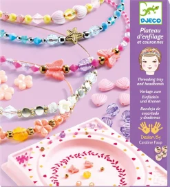 Djeco Hårbøjler|Hårbøjlesæt m. Monteringsplade - Jewels to Create