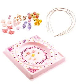 Djeco Hårbøjler|Hårbøjlesæt m. Monteringsplade - Jewels to Create