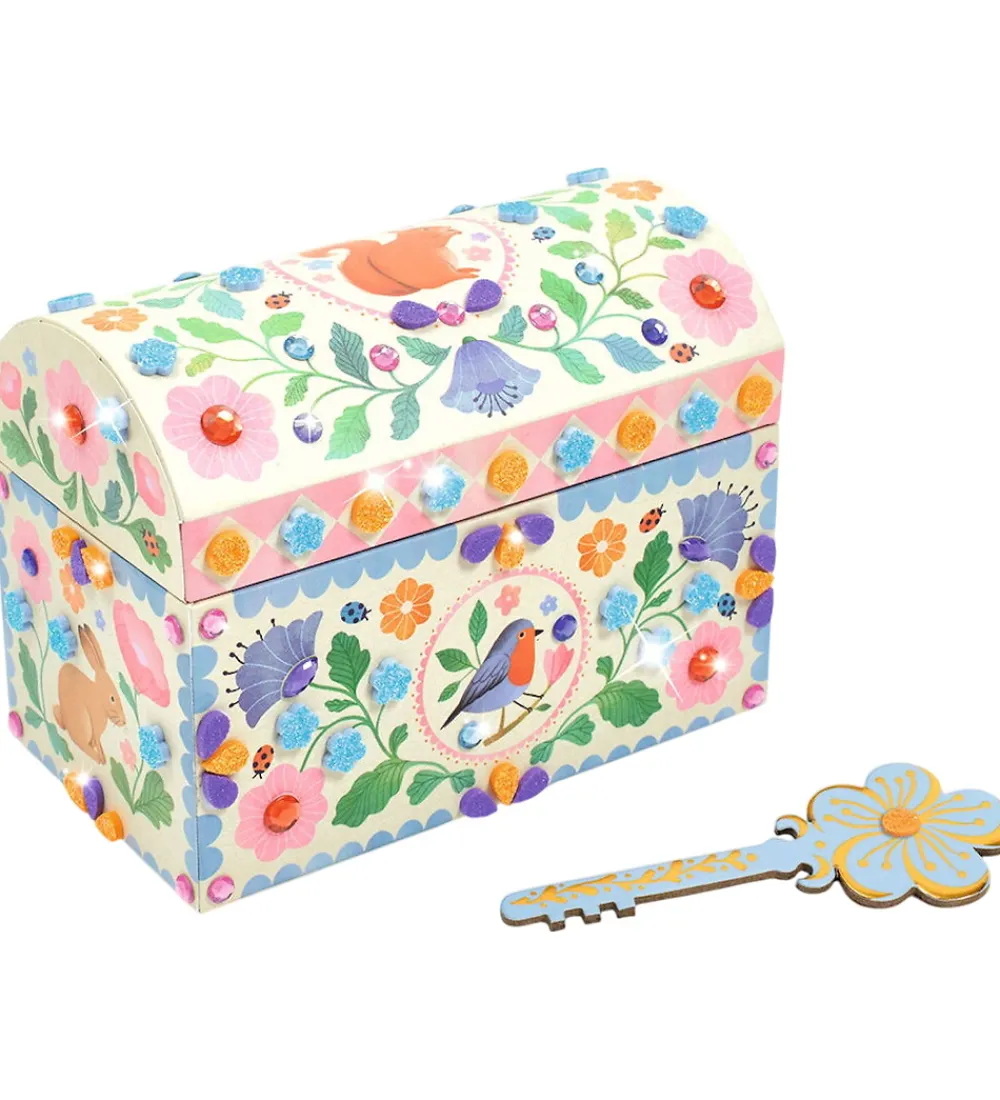 Djeco Kreasæt>Kiste DIY - Mini Boites - Precious Treasure