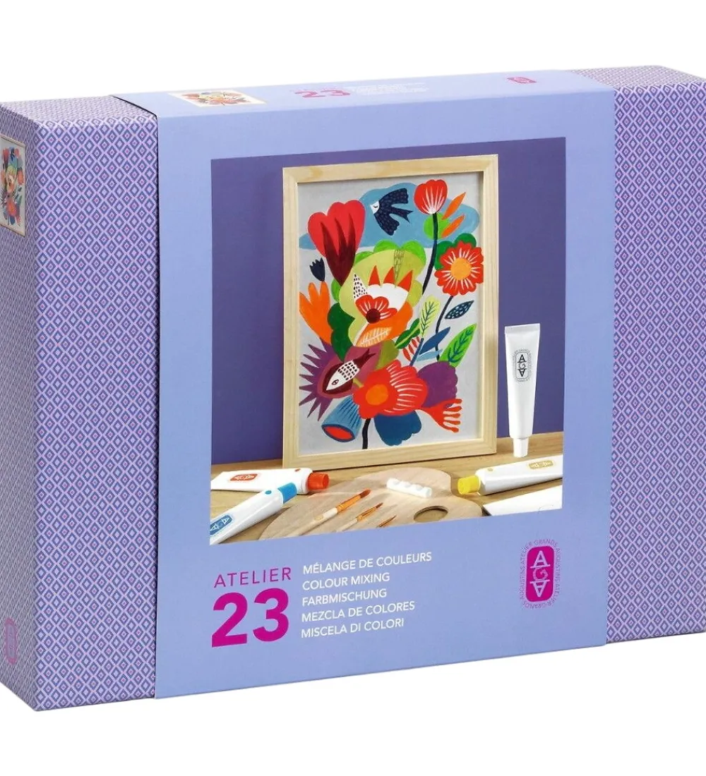 Djeco Kreasæt|Kreativ Leg|Kreasæt - Atelier 23 - Farveblanding
