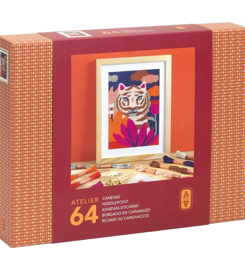 Djeco Kreativ Leg|Kreasæt|Kreasæt - Atelier 64 - Korssting