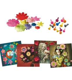 Djeco Kreasæt>Kreasæt - Billeder i 3D - Rock'n Roses