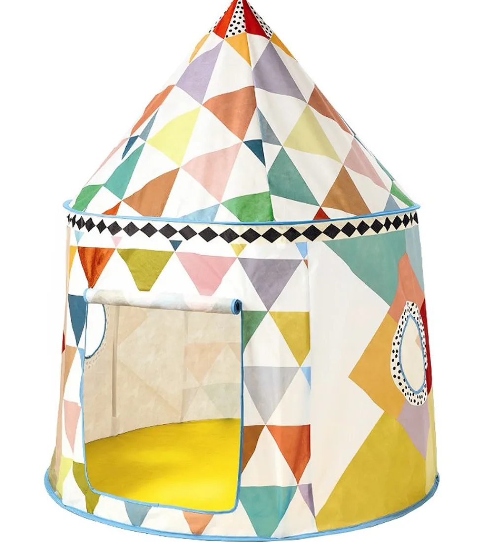 Djeco Legetelte|Legetelte|Legetelt - 130x106 cm - Multifarvet