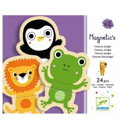 Djeco Magnet>Magneter - 24 stk. - Træ - Coucou