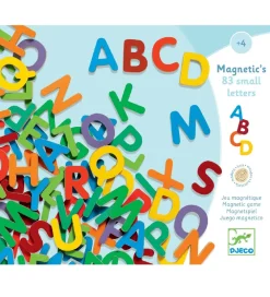 Djeco Bogstaver>Magneter - 83 stk. - Træ - Bogstaver