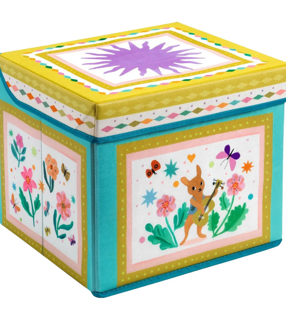 Djeco Bokse Og Kasser>Opbevaringskasse - 29x26x25 cm - Caravan