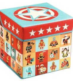 Djeco Bokse Og Kasser>Opbevaringskasse - 25x25x25 cm - Stjerner