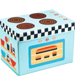 Djeco Bokse Og Kasser|Opbevaringskasse - 35x25x25 cm - Komfur