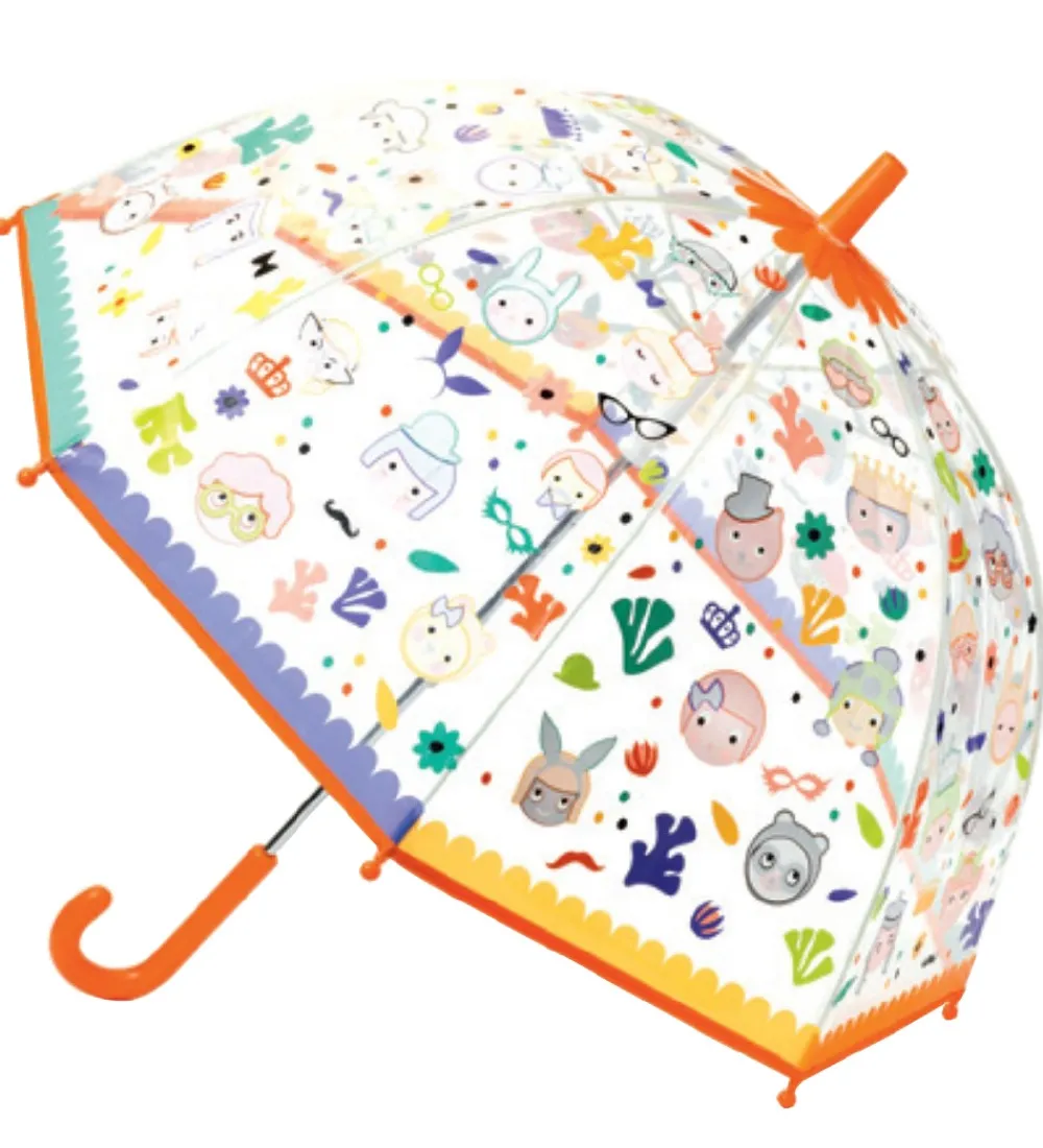 Djeco Paraplyer>Paraply til Børn - Ansigter
