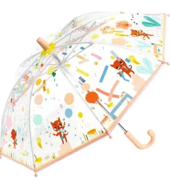 Djeco Paraplyer|Paraply til Børn - Lyserød