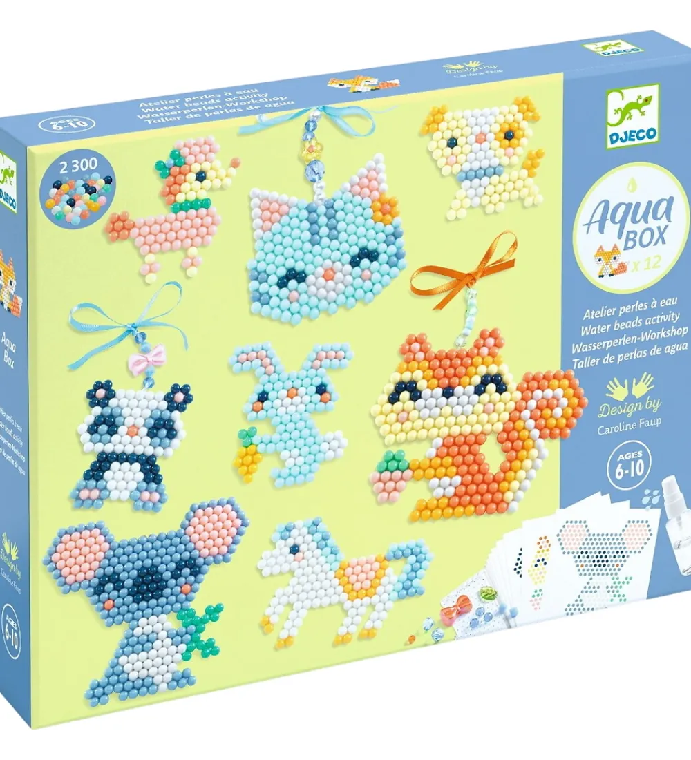 Djeco Perler|Kreasæt>Perlesæt - Furry Friends