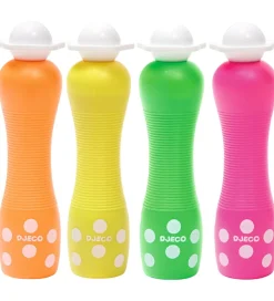 Djeco Tuscher Og Farver|Skriveredskaber|Prikmarkører - 4 stk. - Neon