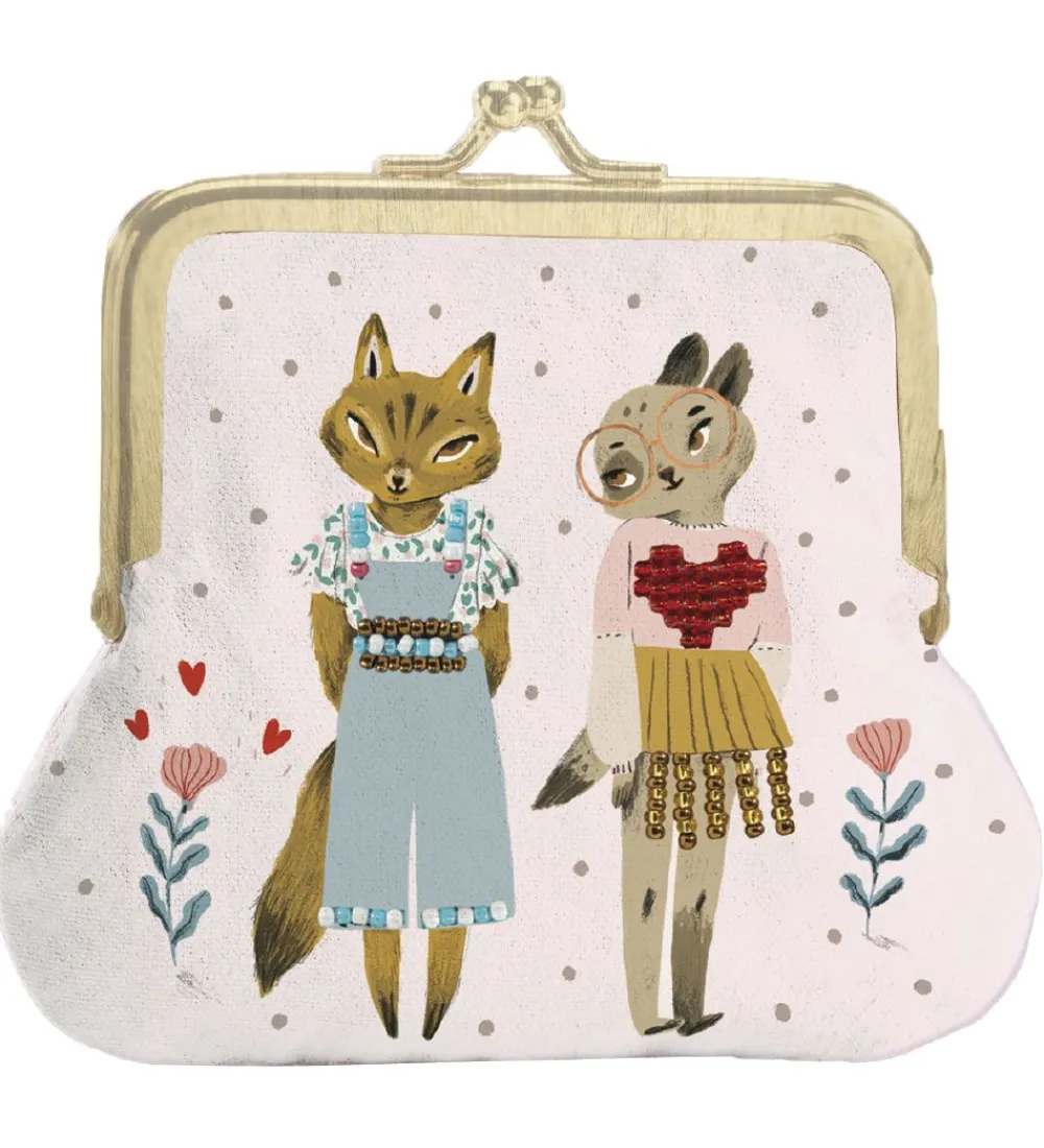 Djeco Punge>Pung - Lovely Purses - Rosa m. Ræve