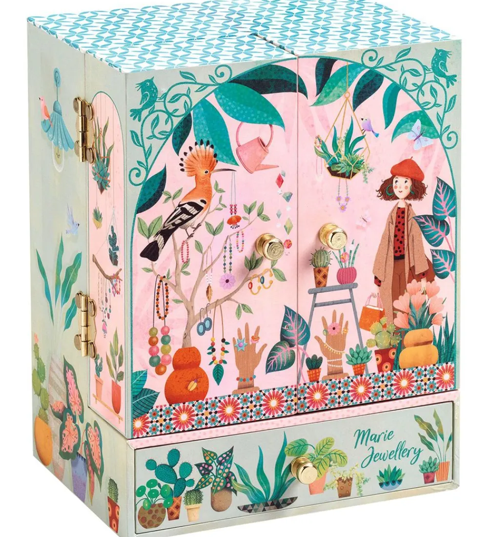 Djeco Smykkeskrin|Smykkeskrin m. Musik - Træ - Musik Box