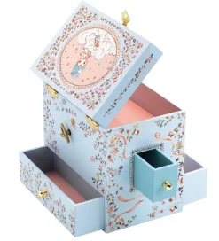 Djeco Smykkeskrin|Smykkeskrin m. Musik - 16x17x10 cm - Ballerina På Scenen