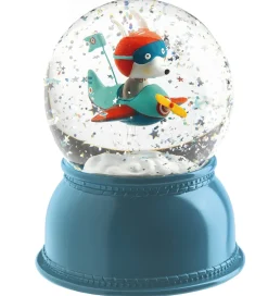 Djeco Snekugler|Natlamper|Snekugle m. Lys - 14 cm - Blå m. Fly