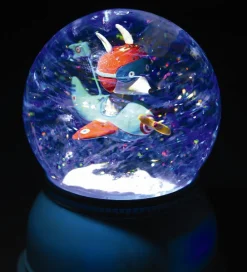 Djeco Snekugler|Natlamper|Snekugle m. Lys - 14 cm - Blå m. Fly