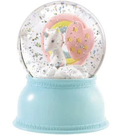 Djeco Snekugler|Natlamper|Snekugle m. Lys - 14 cm - Enhjørning