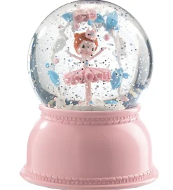 Djeco Snekugler|Natlamper>Snekugle m. Lys - 14 cm - Rosa m. Ballerina