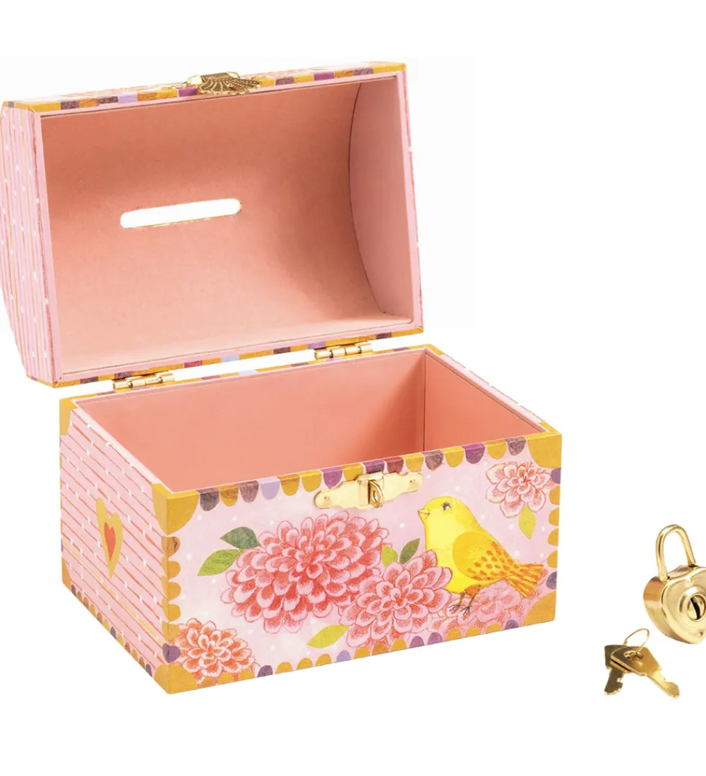 Djeco Sparegrise|Sparebøsse - 10x12 cm - Fugle