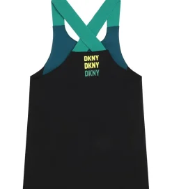 DKNY Gymnastiktøj>Træningstop - Petroleumsblå/Sort