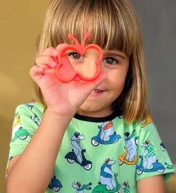 Dëna Aktivitetslegetøj|Aktivitetslegetøj - Silikone - Magisk Flip - 8 Dele - Neon