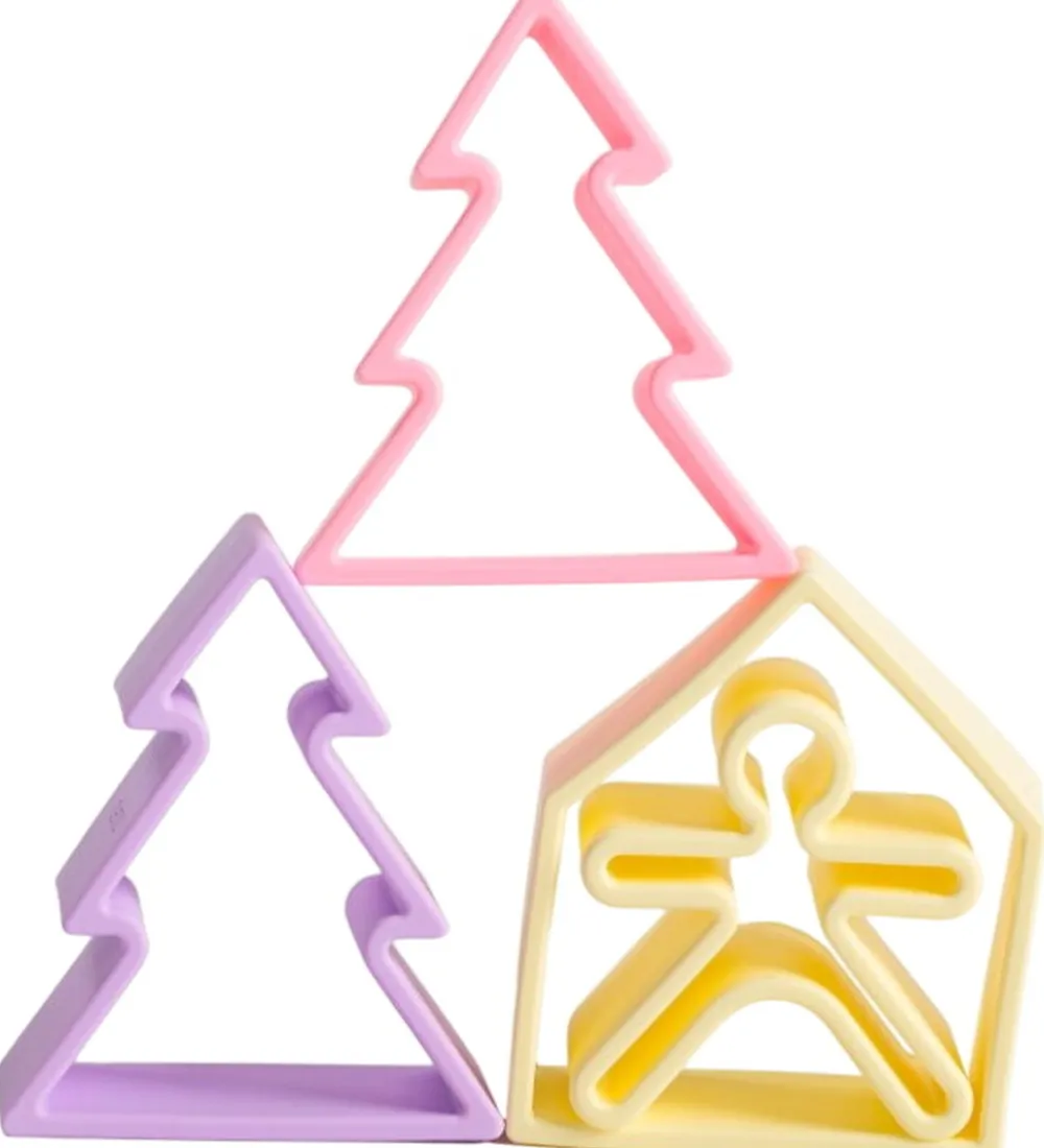 Dëna Aktivitetslegetøj|Aktivitetslegetøj - Silikone - 9 Dele - Pastel