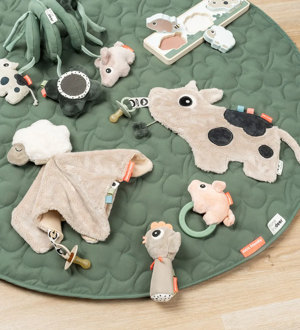 Done by Deer Aktivitetslegetøj|Aktivitetslegetøj - Tiny Farm - Grøn